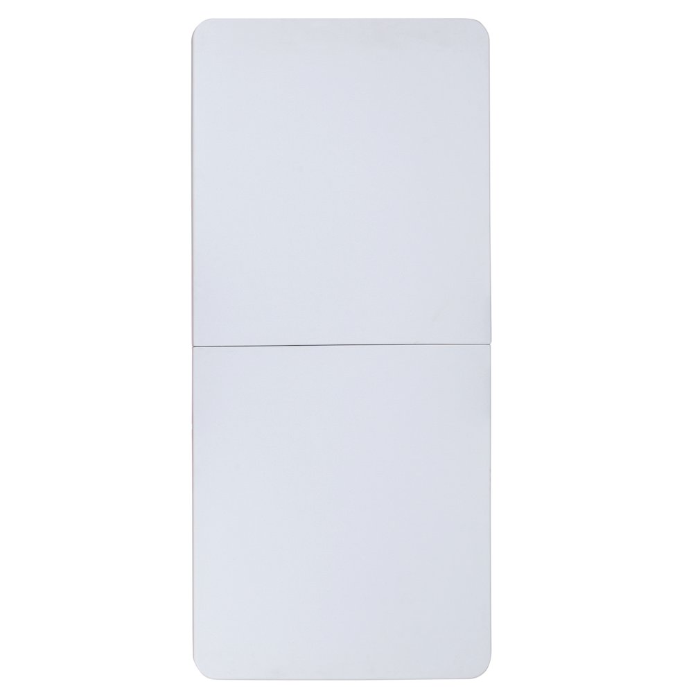 5-Foot Height Bi-Fold Granite White Plastic Banquet and Event Folding Table