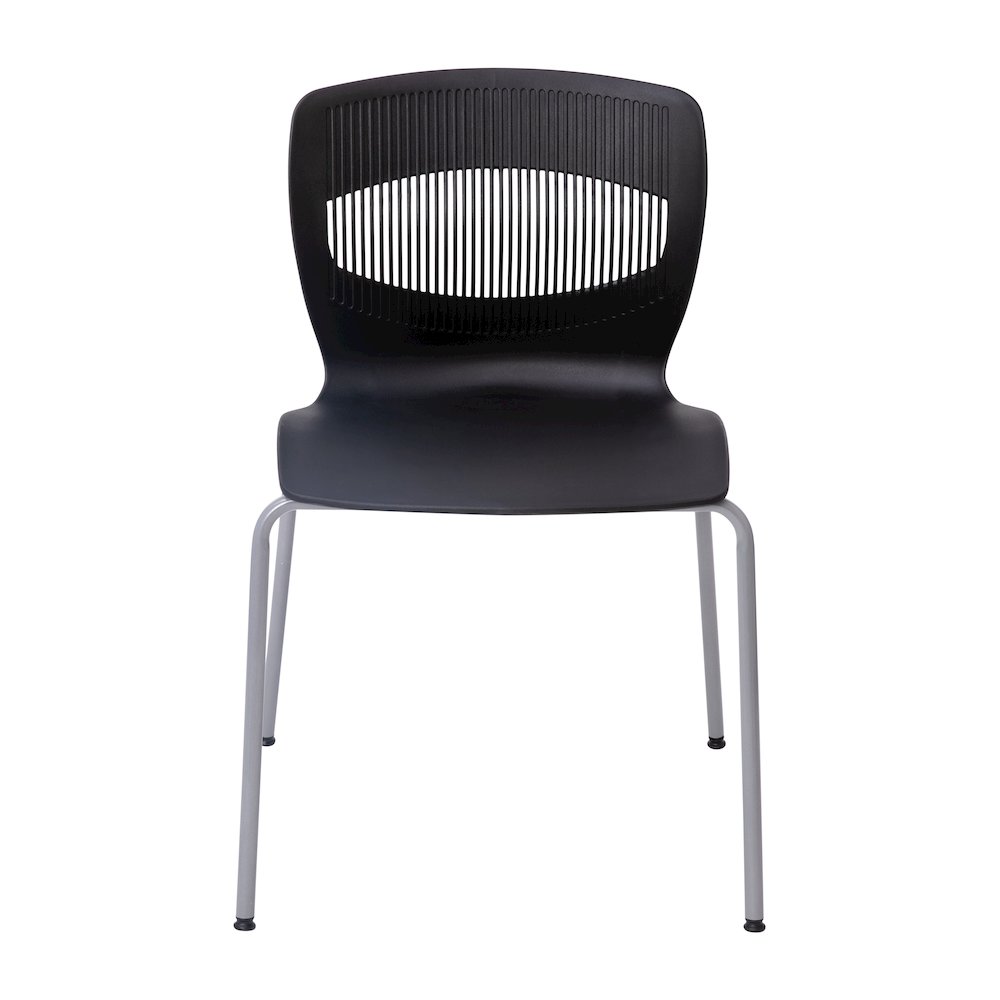 Modern Commercial Grade Stacking Chair with Lumbar Support