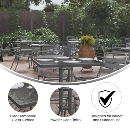 Square Patio Table for Restaurants, Banquet Halls and Dining Room