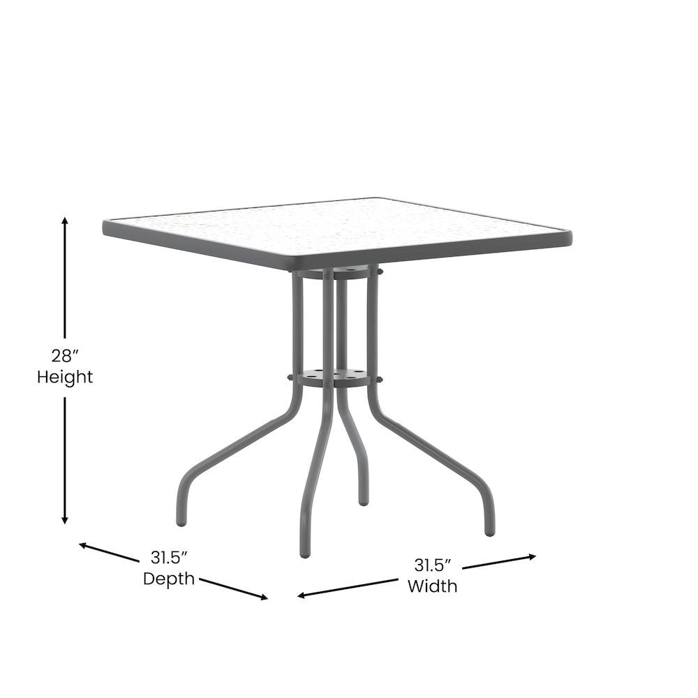 Square Patio Table for Restaurants, Banquet Halls and Dining Room