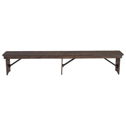 Farmhouse Style Folding Bench