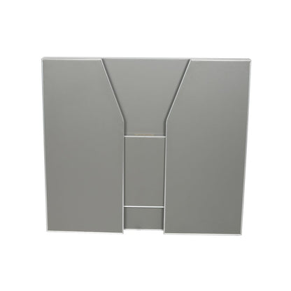Amara 4' Slate Gray Laminate Foldable Bar - Portable Event Bar