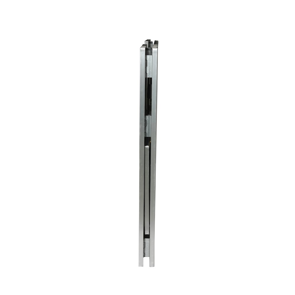 Amara 4' Slate Gray Laminate Foldable Bar - Portable Event Bar