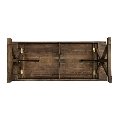 9' x 40" Farm Style Dining Table with X-Legs for Commercial and Residential Use