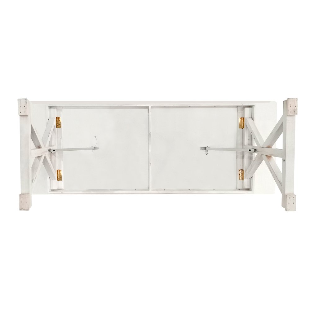 9' x 40" Farm Style Dining Table with X-Legs for Commercial and Residential Use