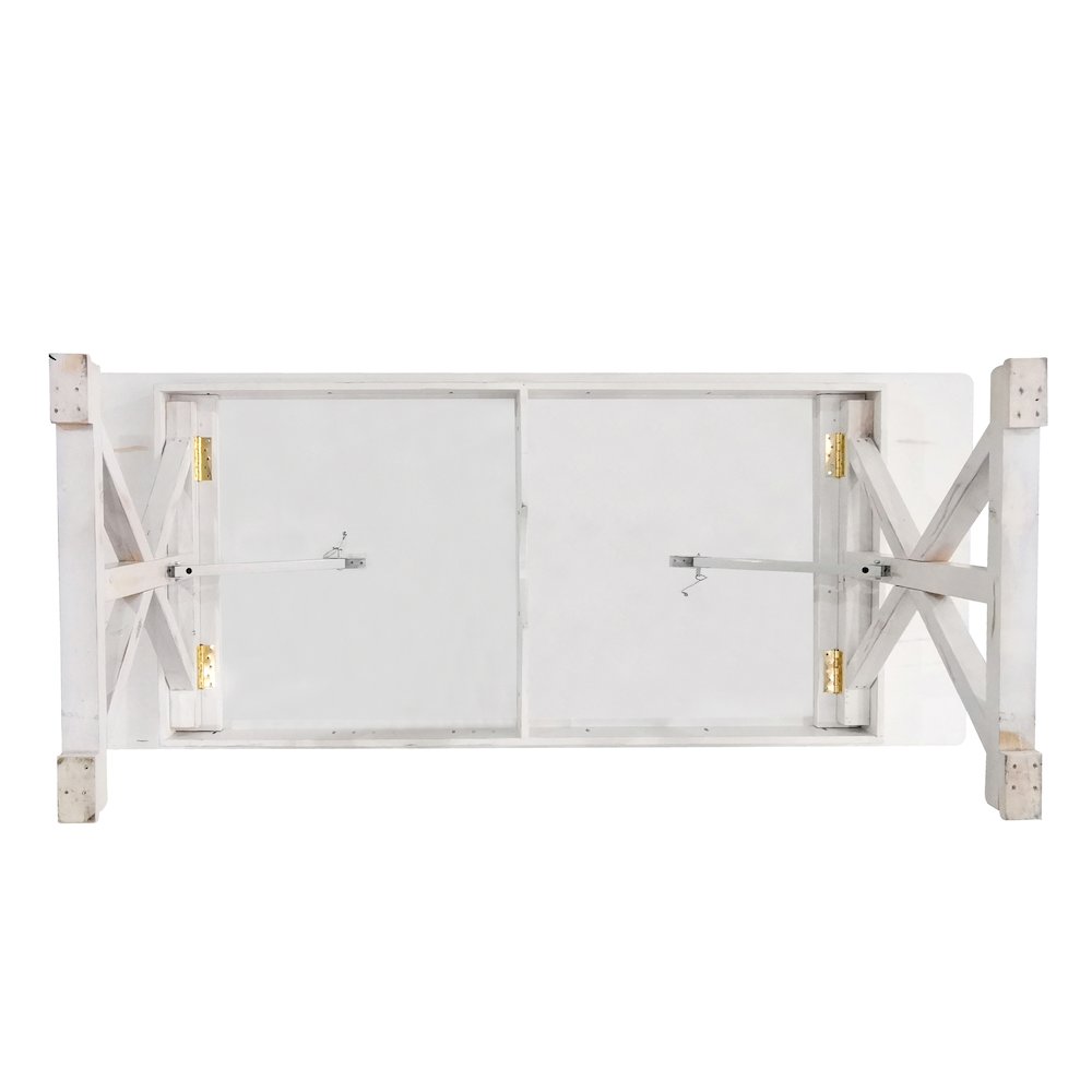 8' x 40" Farm Style Dining Table with X-Legs for Commercial and Residential Use
