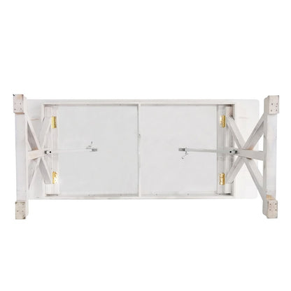 8' x 40" Farm Style Dining Table with X-Legs for Commercial and Residential Use