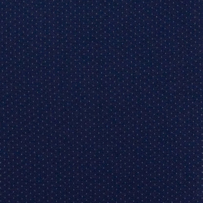 Heavy Duty Navy Blue Dot Fabric Stack Chair