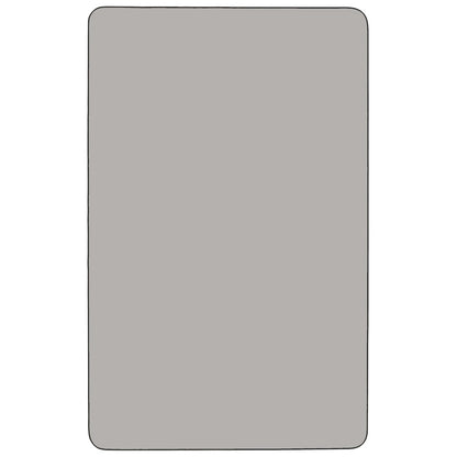 24''W x 48''L Grey HP Activity Table - Standard Height Adjustable Legs