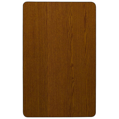 30''W x 60''L Oak HP Activity Table - Standard Height Adjustable Legs