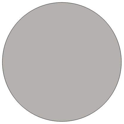 48'' Round Grey HP Laminate Activity Table - Standard Height Adjustable Legs