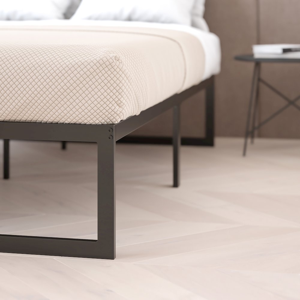 14 in Metal Platform Bed Frame - (King)