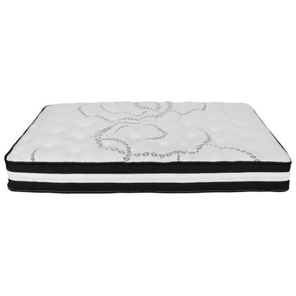 14 in Metal Platform Bed Frame and 2 in Cool Gel Memory Foam Topper - Full
