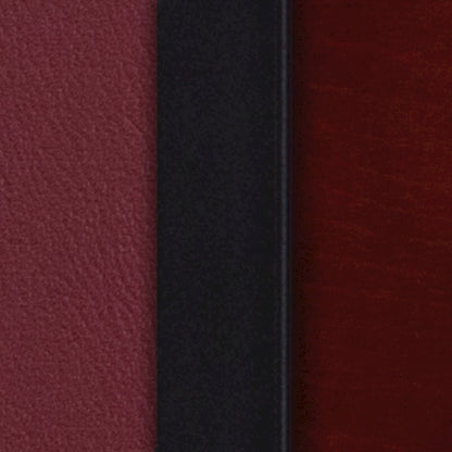 Black 4 Back Metal Restaurant Barstool - Mahogany Wood Back, Burgundy Vinyl Seat