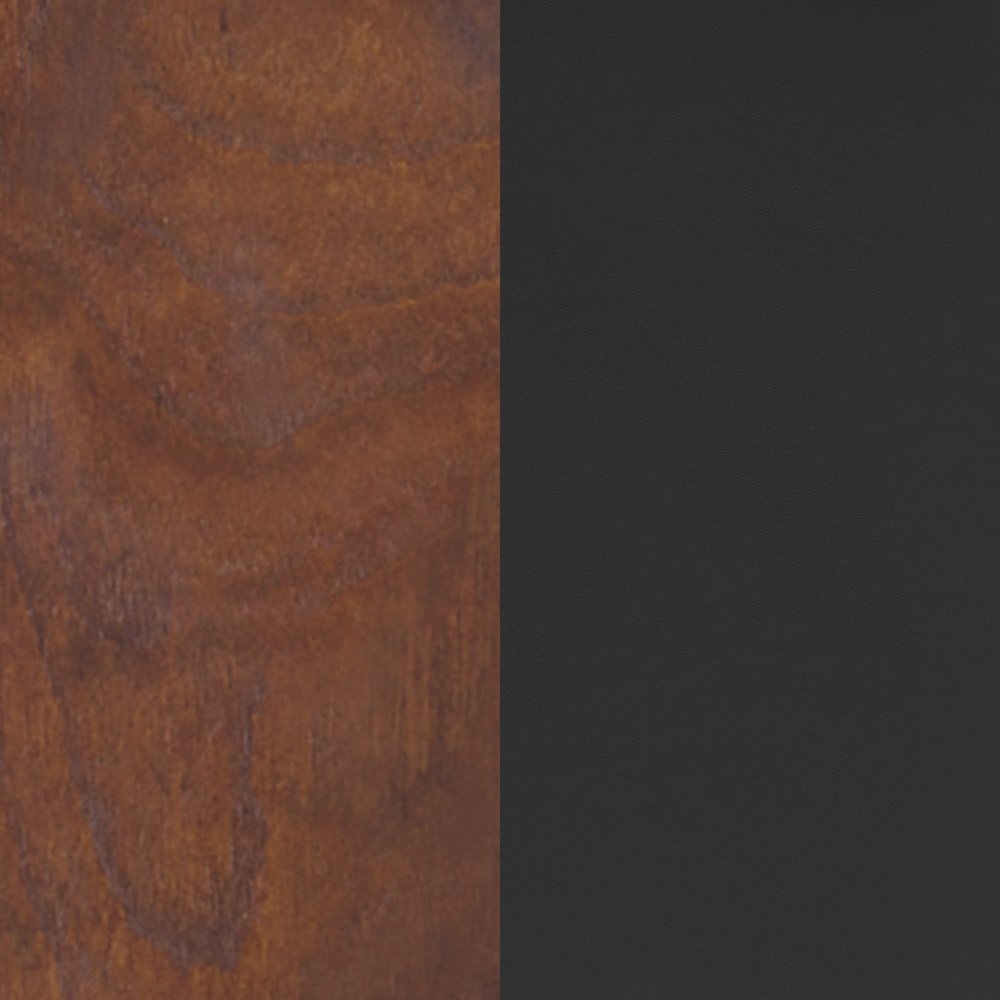 Commercial Bar Stool with Vinyl Upholstered Seat and Wood Boomerang Back
