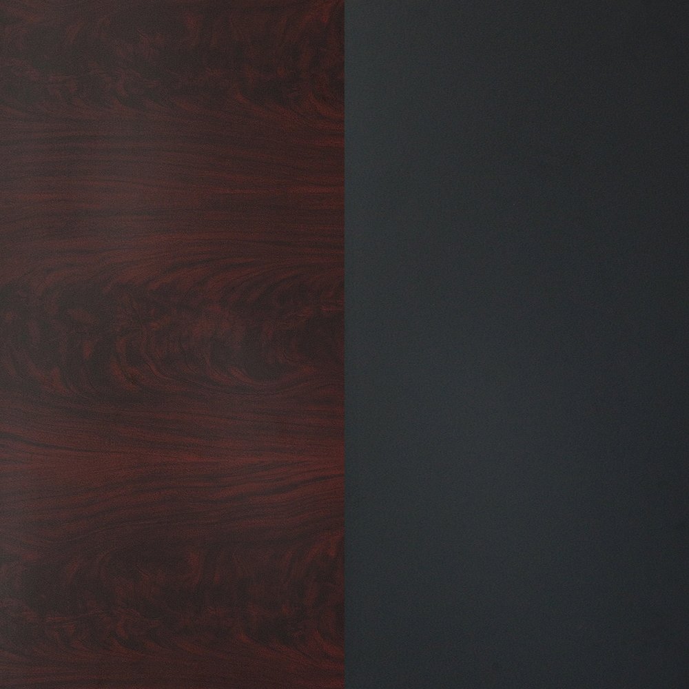 24'' x 30'' Rectangular Table Top with Black or Mahogany Reversible Laminate Top