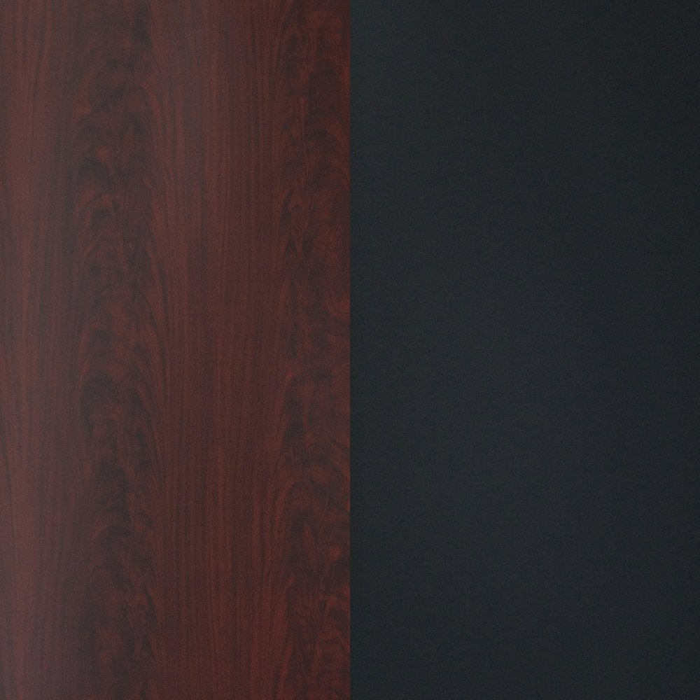 30'' Square Table Top with Black or Mahogany Reversible Laminate Top
