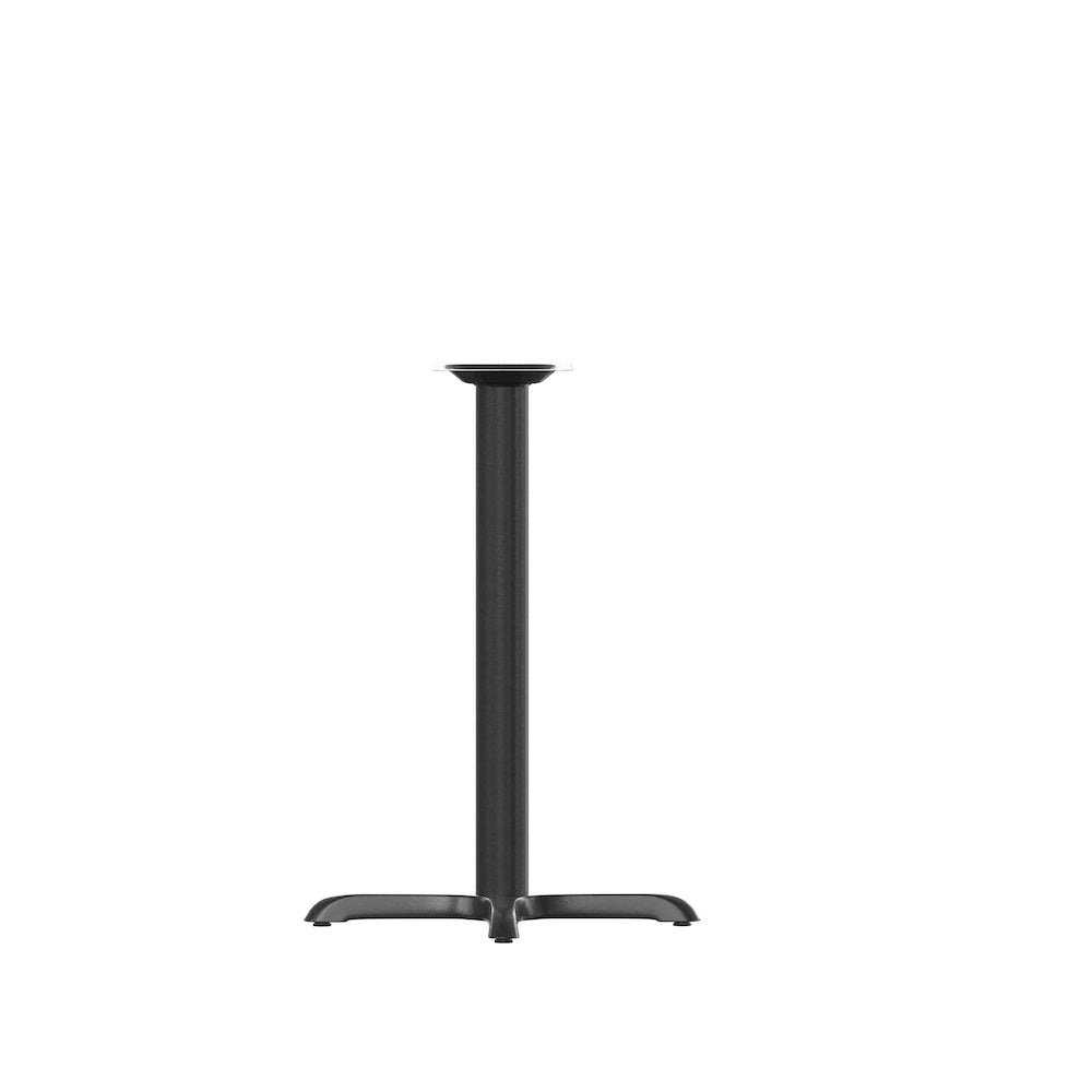 22'' x 22'' Restaurant Table X-Base with 3'' Dia. Table Height Column