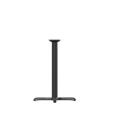 22'' x 22'' Restaurant Table X-Base with 3'' Dia. Table Height Column