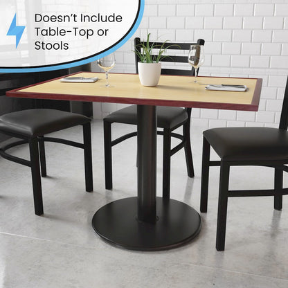24'' Round Restaurant Table Base with 4'' Dia. Table Height Column