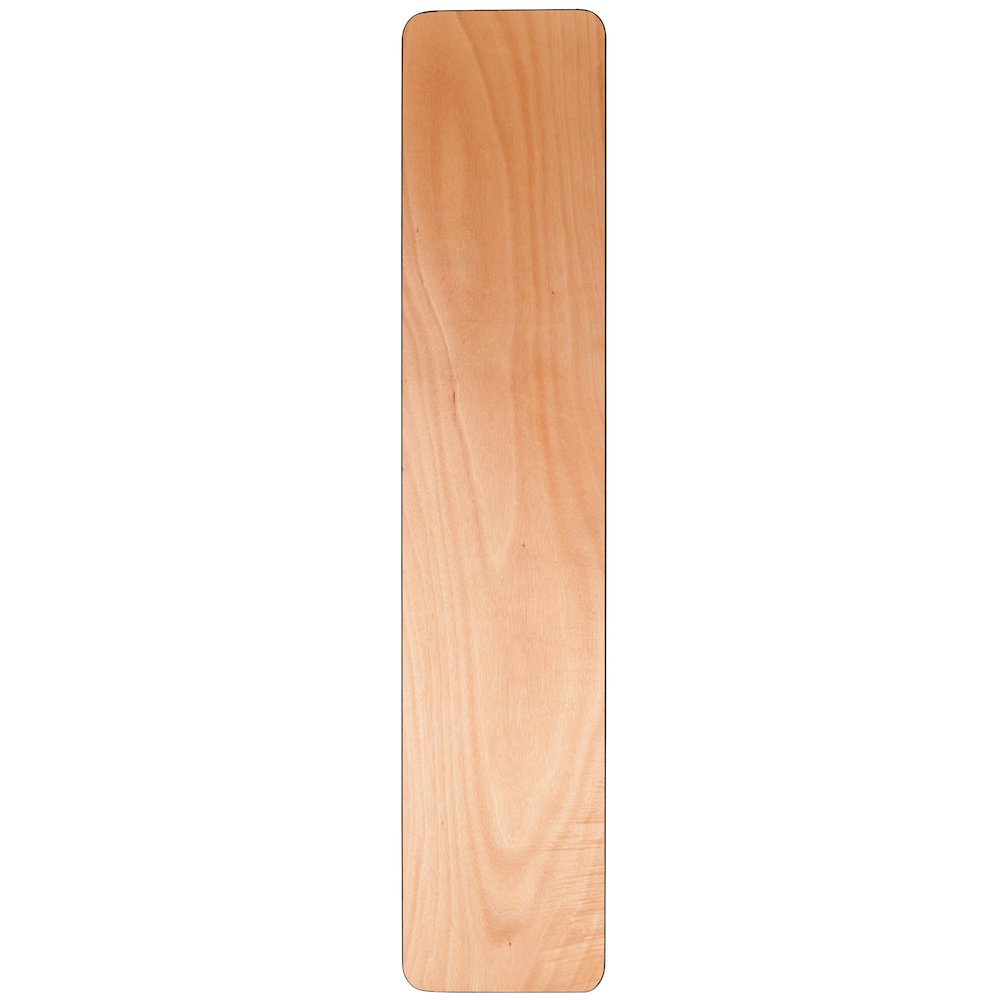 8-Foot Wood Folding Table with Smooth Clear Coated Finished Top