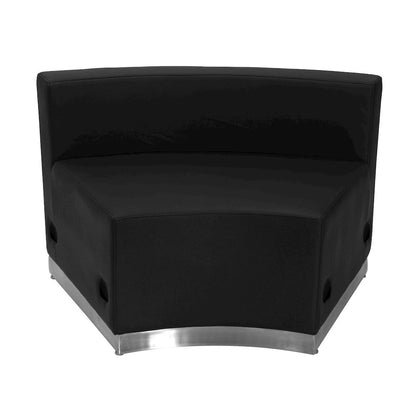 Alon Black LeatherSoft Reception Configuration, 9 Pieces