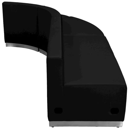 Alon Black LeatherSoft Reception Configuration, 3 Pieces