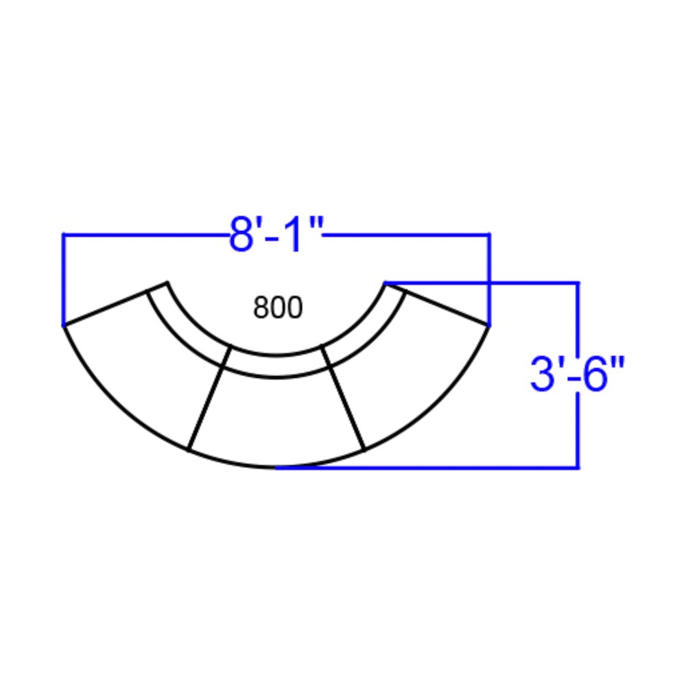 Alon Black LeatherSoft Reception Configuration, 3 Pieces