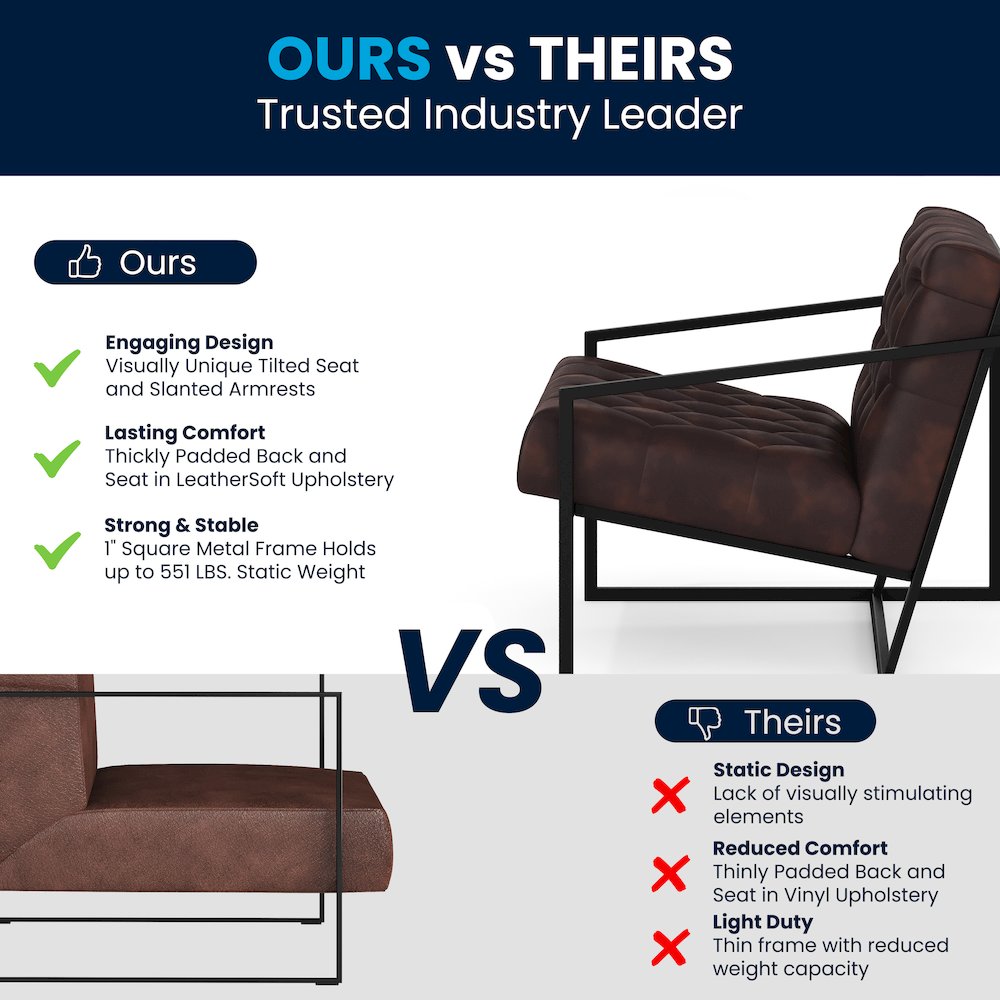 Madison Bomber Jacket LeatherSoft Tufted Lounge Chair