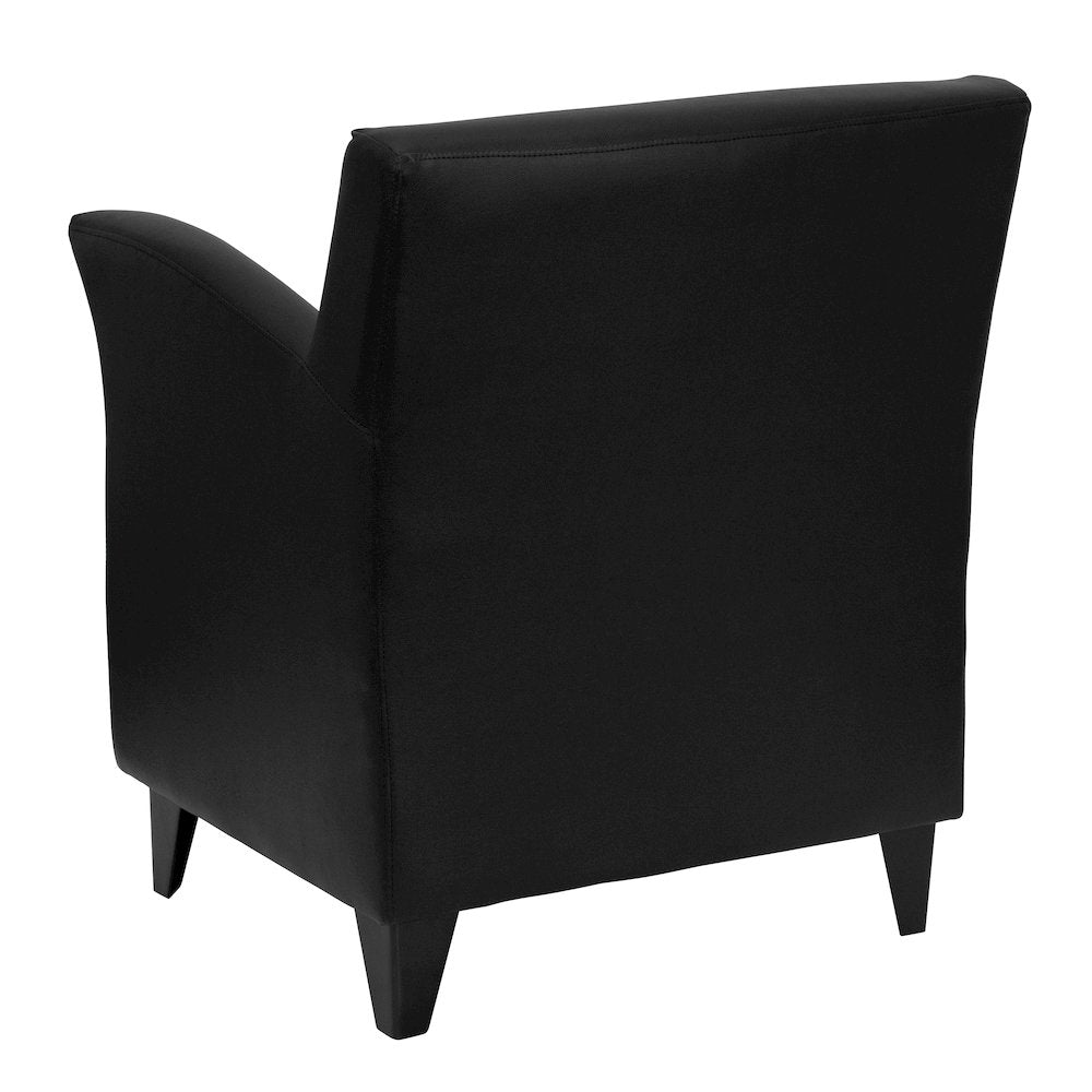 Roman Black LeatherSoft Lounge Chair