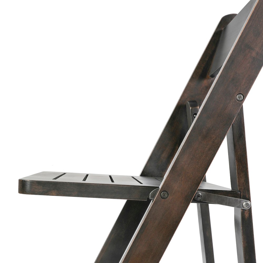 Holden Commercial Grade Early American Solid Wood Folding Dining Chair
