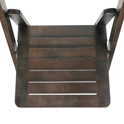 Holden Commercial Grade Early American Solid Wood Folding Dining Chair