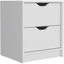 Basilea Nightstand White MDF