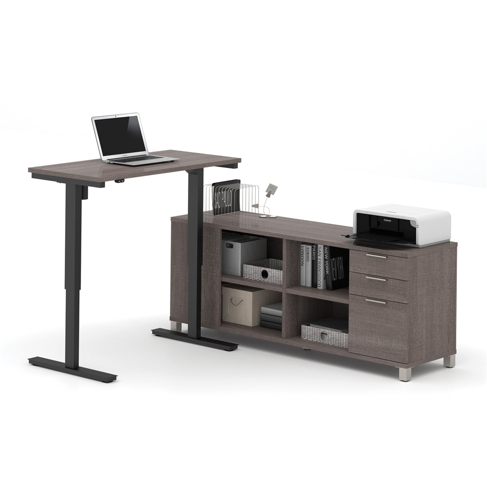 72W L-Shaped Standing Desk