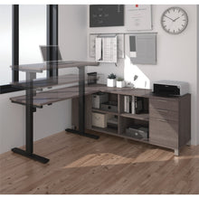 72W L-Shaped Standing Desk