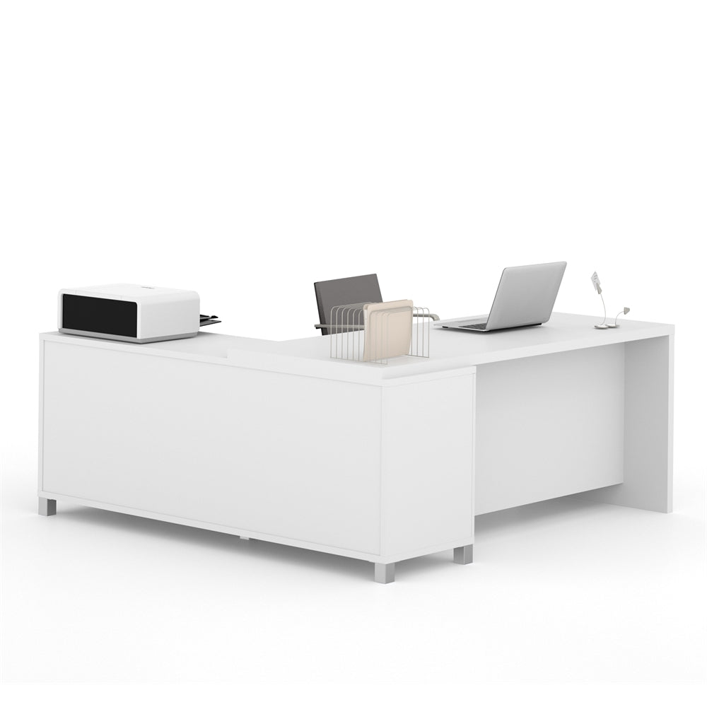 72W L-Shaped Office Desk