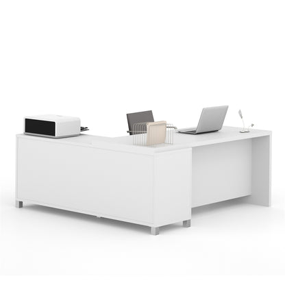 72W L-Shaped Office Desk