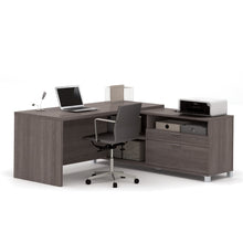 72W L-Shaped Office Desk