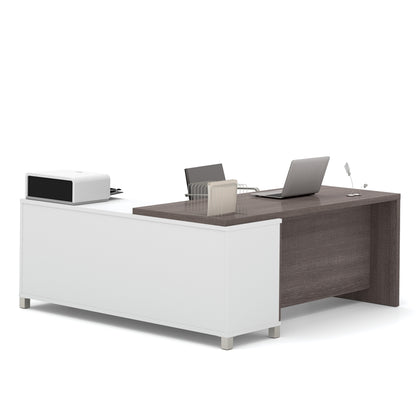 72W L-Shaped Computer Desk