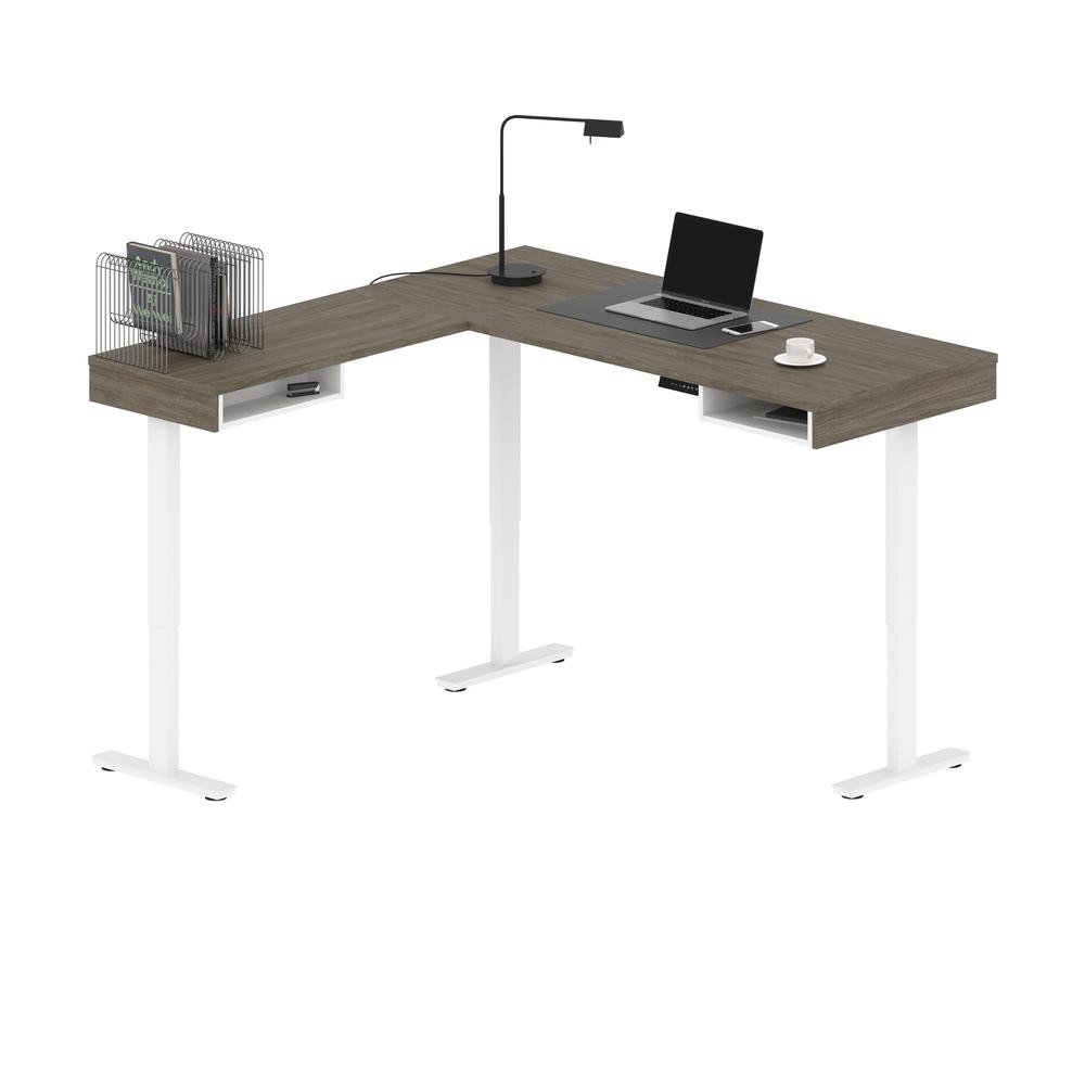 72W L-Shaped Standing Desk