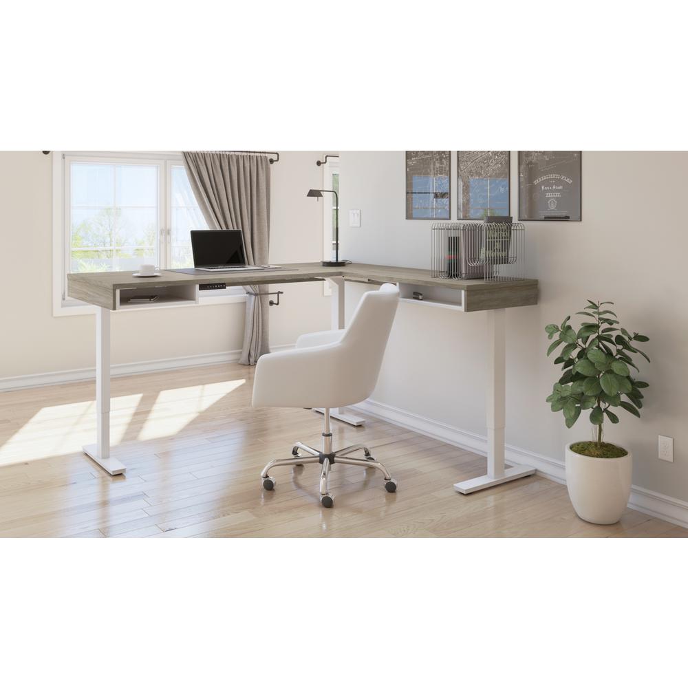 72W L-Shaped Standing Desk