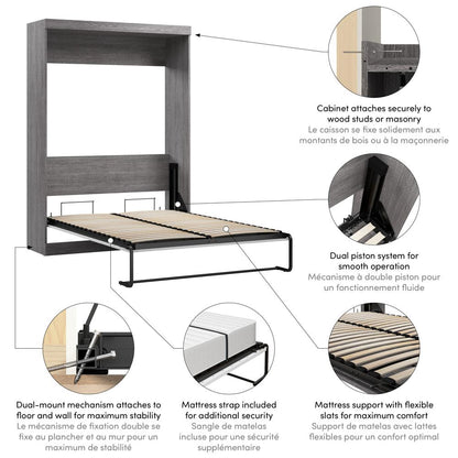 Nebula 59W Full Murphy Bed