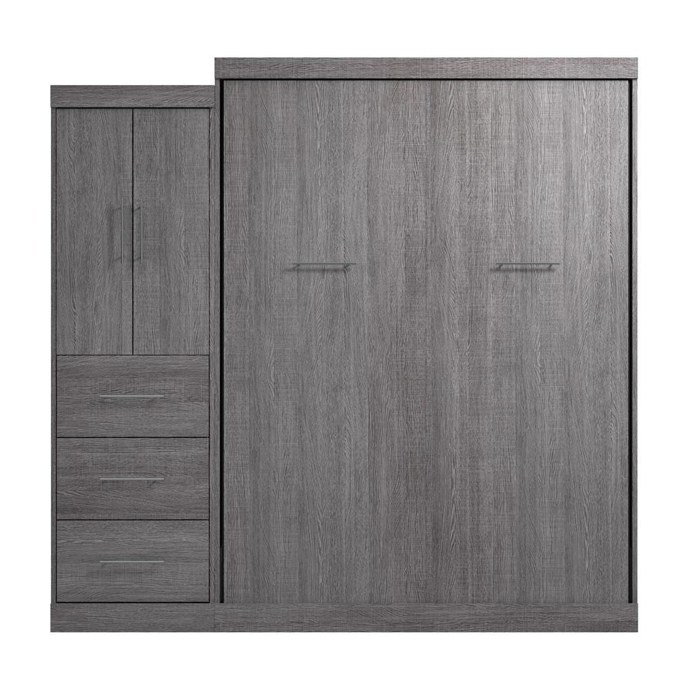 Nebula Queen Murphy Bed with Wardrobe (90W)
