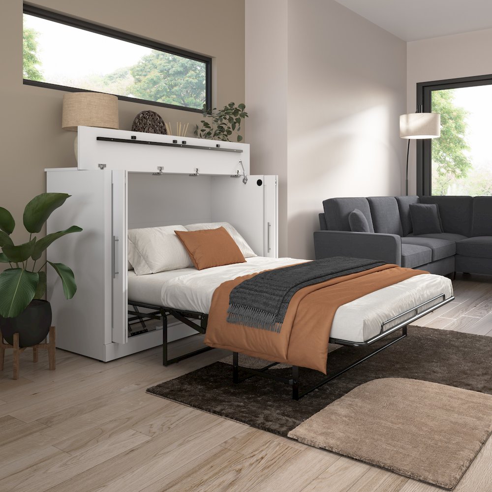 Pur 69W Full Cabinet Bed with Mattress