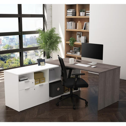 72W L-Shaped Desk