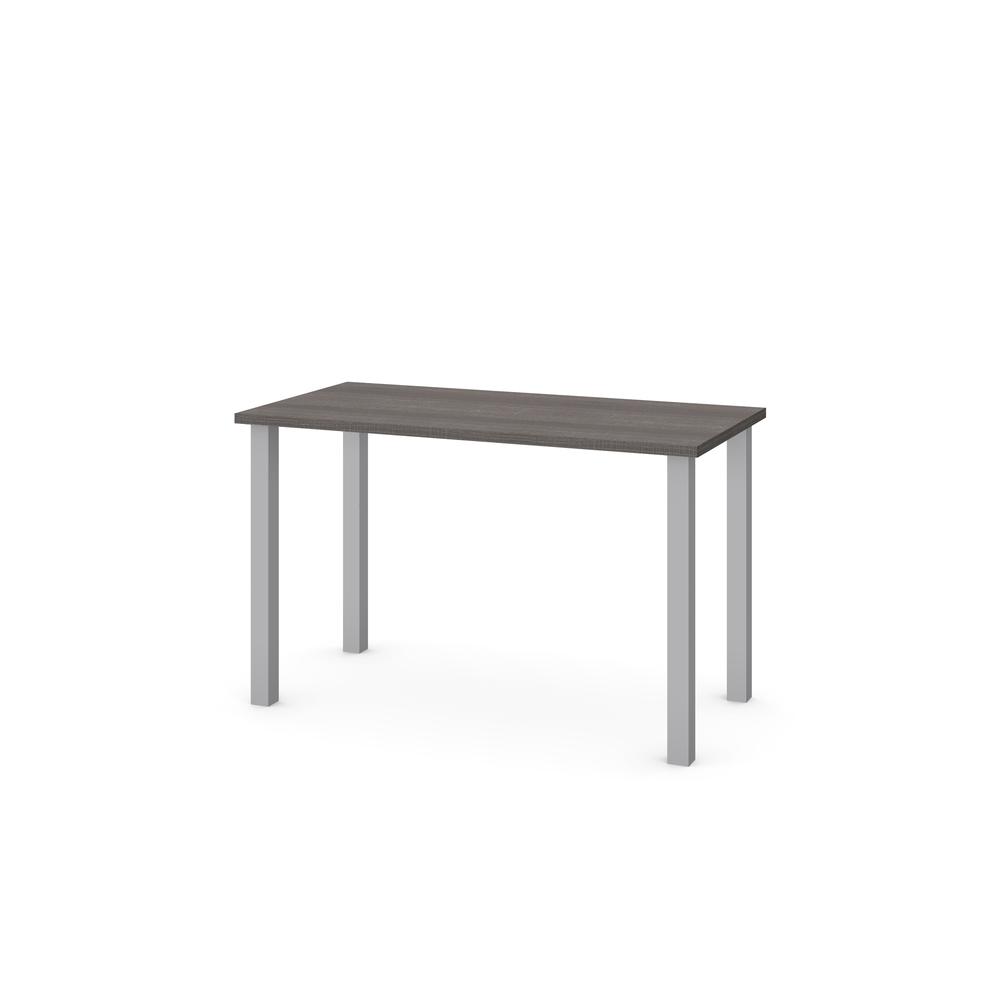 48W Table Desk with Square Metal Legs