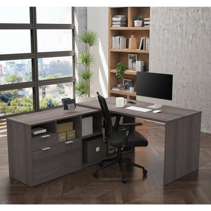 72W L-Shaped Desk