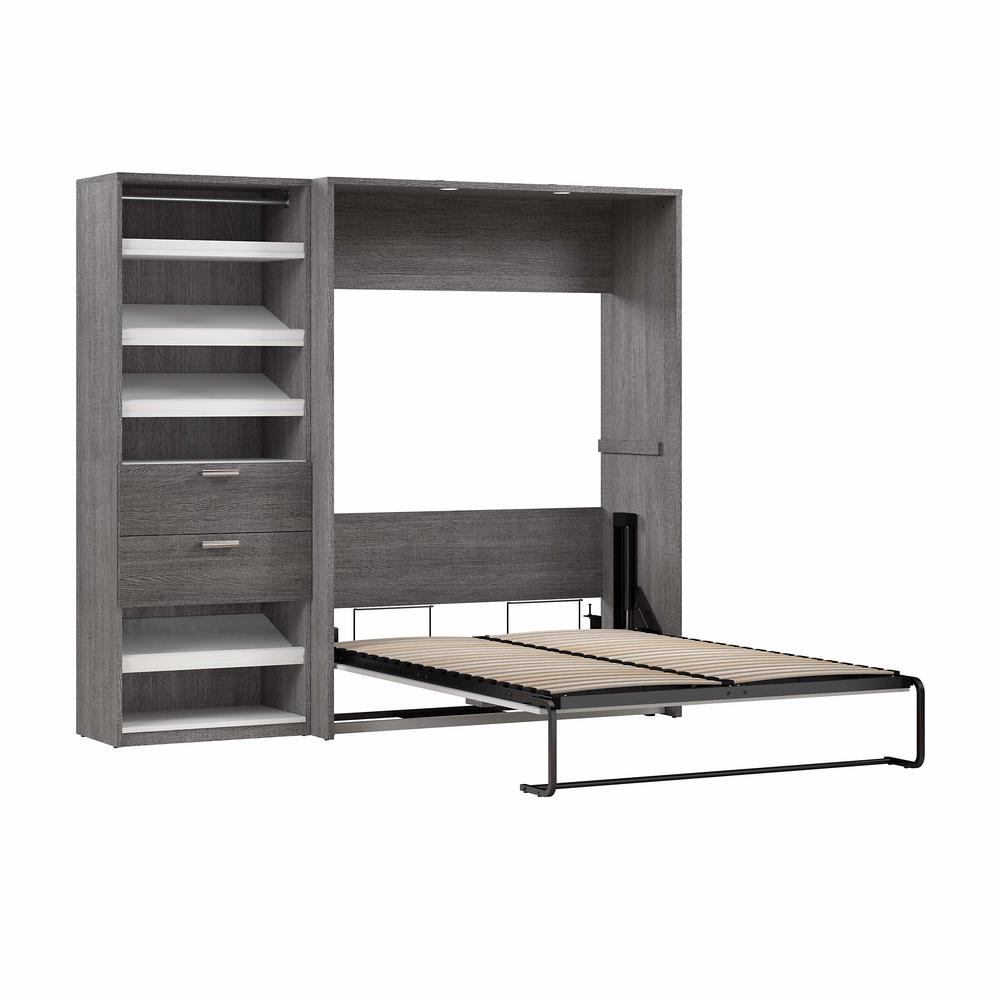 Cielo Full Murphy Bed with Closet Organizer (89W)