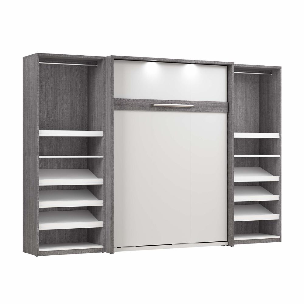 Cielo Full Murphy Bed with 2 Closet Organizers (119W)