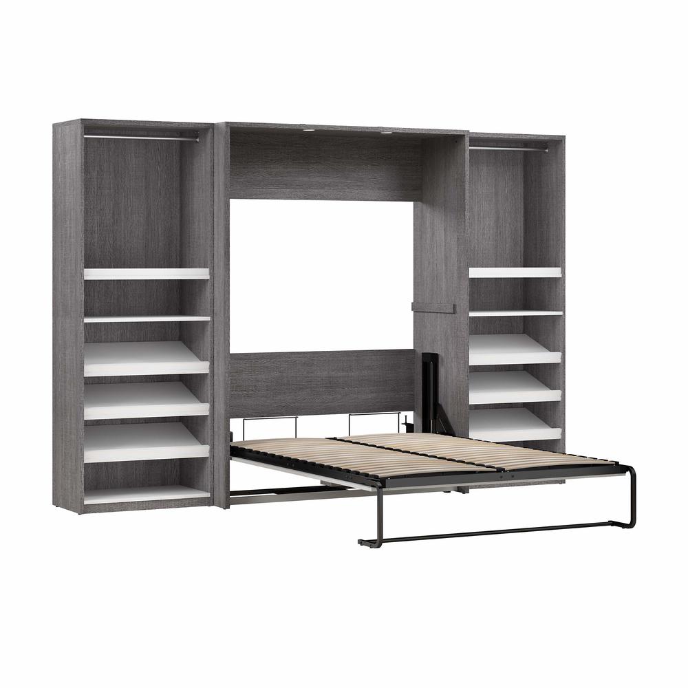 Cielo Full Murphy Bed with 2 Closet Organizers (119W)